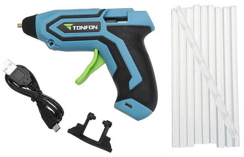 Клеевой термопистолет аккумуляторный Xiaomi Wireless Use Rechargeable 3.6V Glue Gun Blue (Синий)