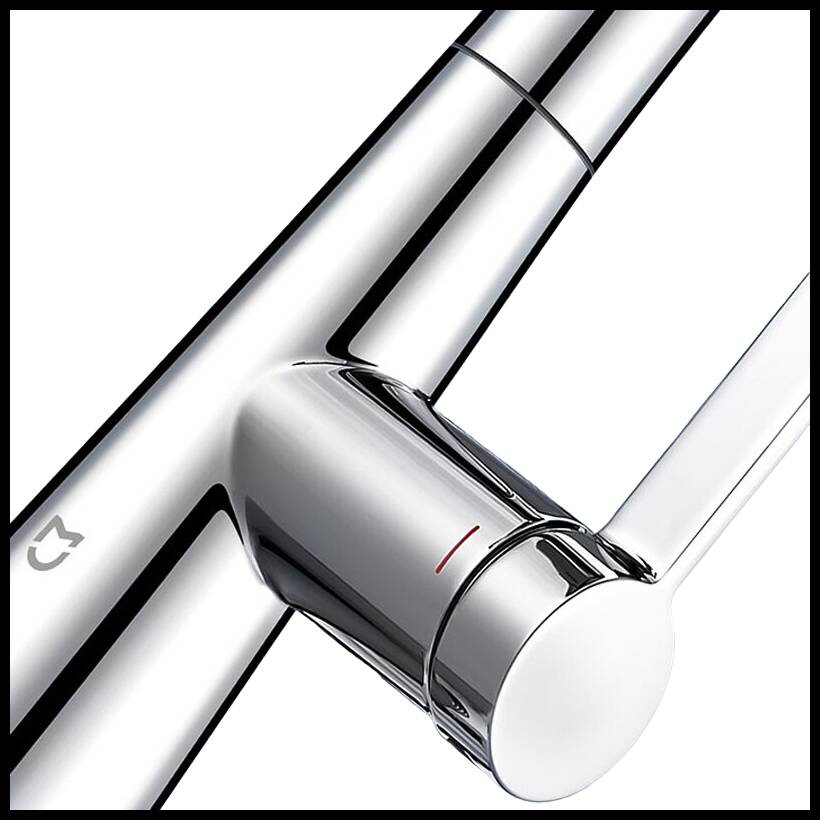 Смеситель с выдвижным изливом Xiaomi Mijia Pull-out Basin Faucet S1 (MJCLSMPLT01DB) Silver (Серебристый)