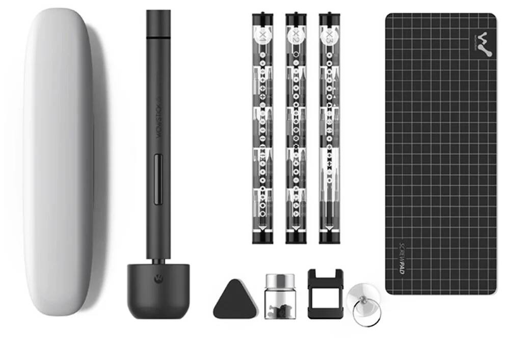 Аккумуляторная отвертка Wowstick 1F+ Black (Черный) CN