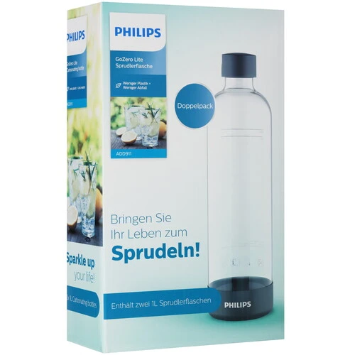 Бутылка для газирования Philips ADD911BK/10 1л (2шт) (4897099306870) Black (Черный)