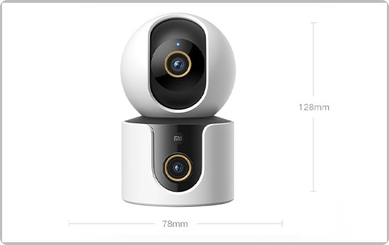 IP камера Xiaomi Mijia 360 Home Dual Camera Version C500 (MBC12) White (Белый)