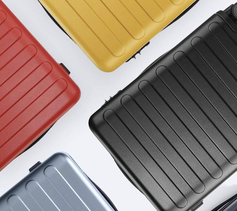 Чемодан 90 Points Seven Bar Suitcase 20" 33 л Black (Черный)