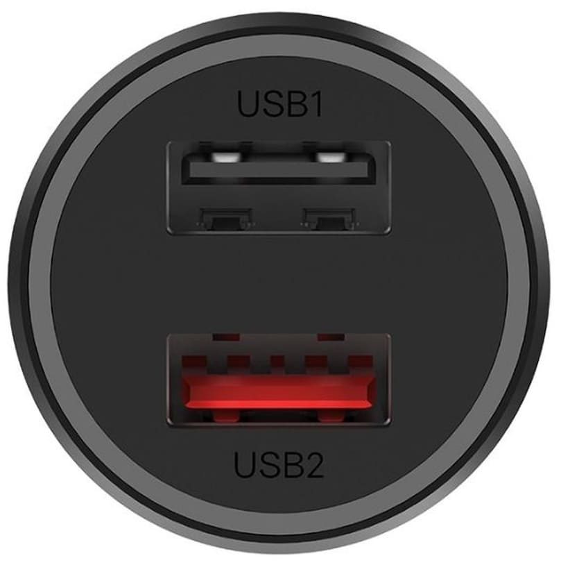 Автомобильное зарядное устройство Xiaomi 37 Вт Car Charger 2USB 3A Black (Черный) Global Version