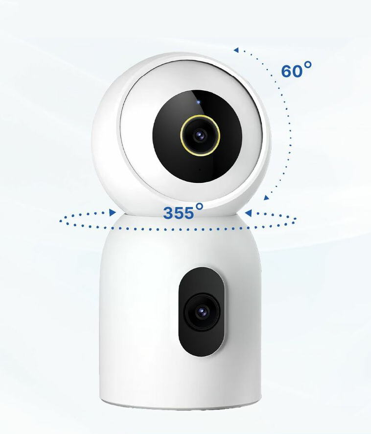 IP камера IMILAB Indoor Camera 3K+3K WiFi Plug-in C30 Dual (CMSXJ111A) White (Белый) Global Version