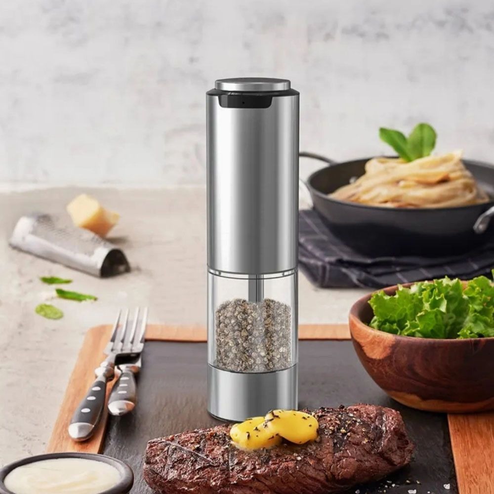 Электрическая мельница Circle Joy Nova Electric Grinder (CJ-EG12) Silver (Серебристый)