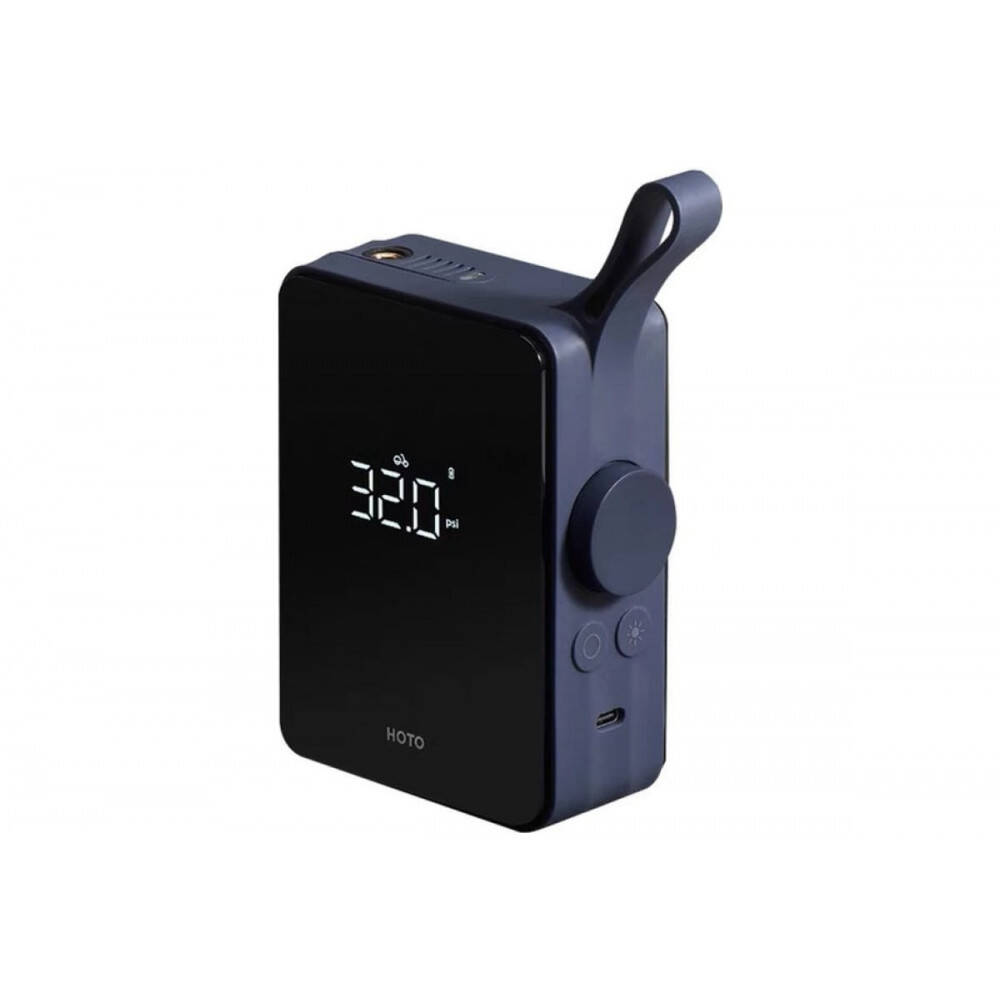 Автомобильный компрессор Xiaomi HOTO Portable Electric Air (QWCQB001) Dark Blue (Темно-синий)