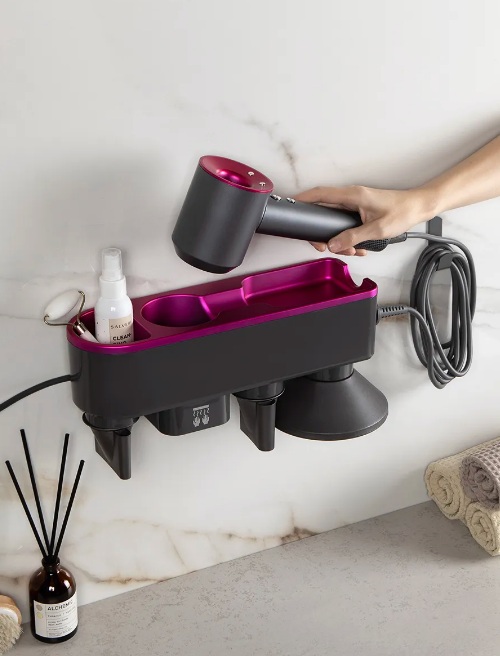 Сушилка-держатель для фена Dyson Pink (Розовый)