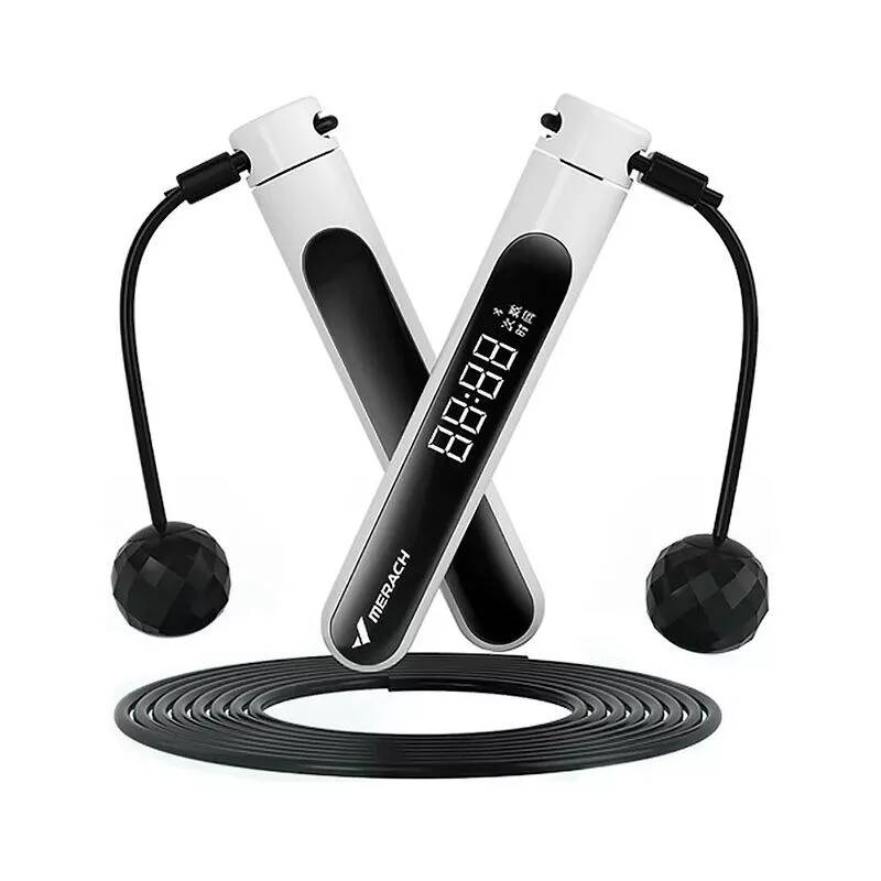 Скакалка Merach Intelligent Counting Rope Skipping J1 (MRXRB01162) White (Белый) Скакалка Merach Intelligent Counting Rope Skipping J1 (MRXRB01162) White (Белый)