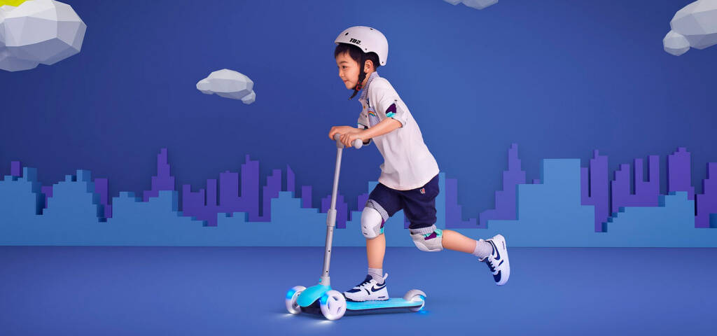 Купить Кикборд Xiaomi Rice Rabbit Scooter - фото 1 Купить Кикборд Xiaomi Rice Rabbit Scooter - фото 1