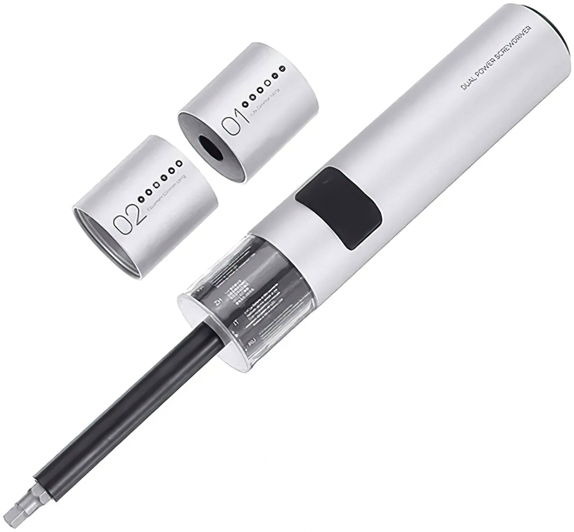 Аккумуляторная отвертка Wowstick SD 36-in-1 Screwdriver Set Silver (Серебристый) Аккумуляторная отвертка Wowstick SD 36-in-1 Screwdriver Set Silver (Серебристый)